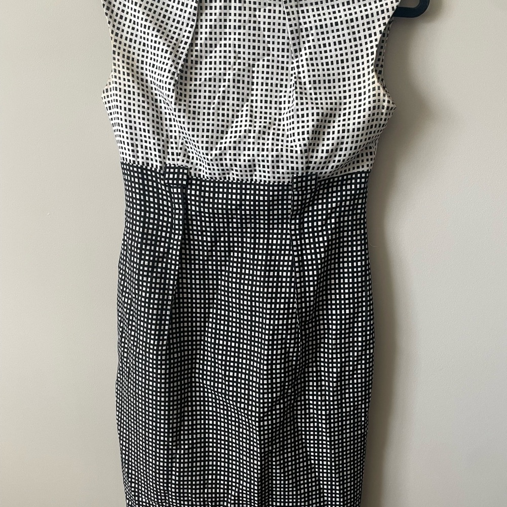 Elegant Black and White Women's Dress